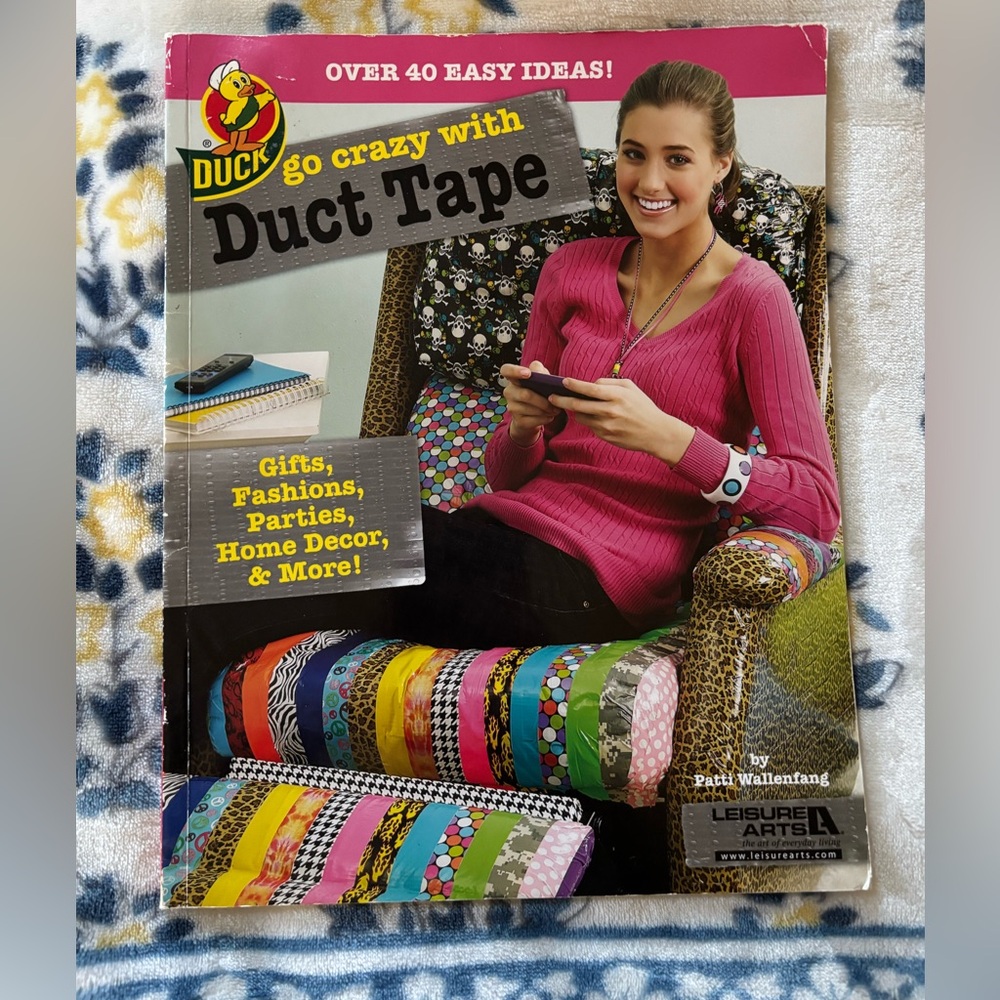 Duck Go Crazy With Duct Tape Craft Book - Colorful Cover